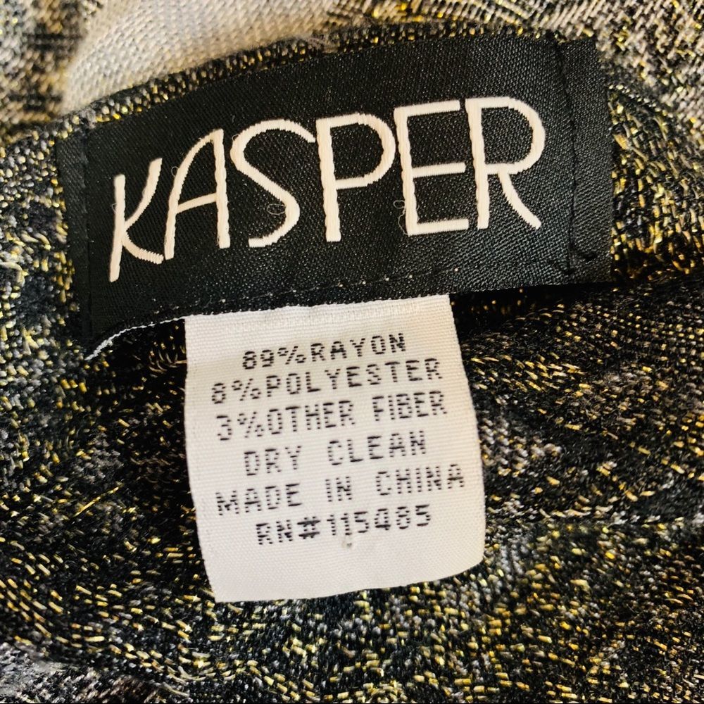 Kasper Pashmina Shawl with gold Long strands of - Picture 2 of 8